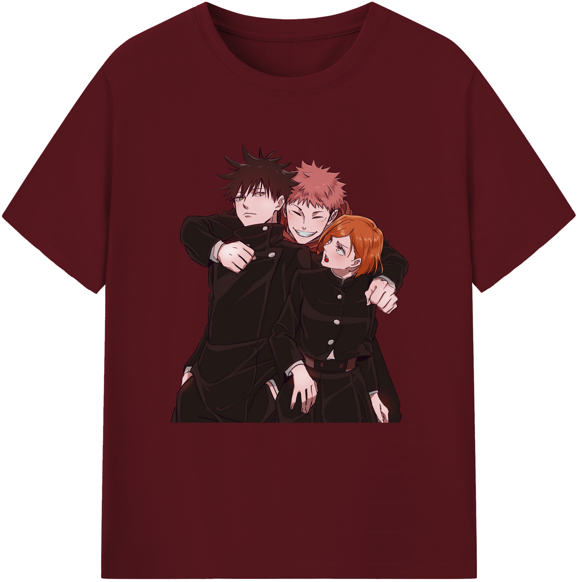 （画像用） 呪術廻戦 Jujutsu Kaisen 綿100％半袖Tシャツ（フロントプリント）